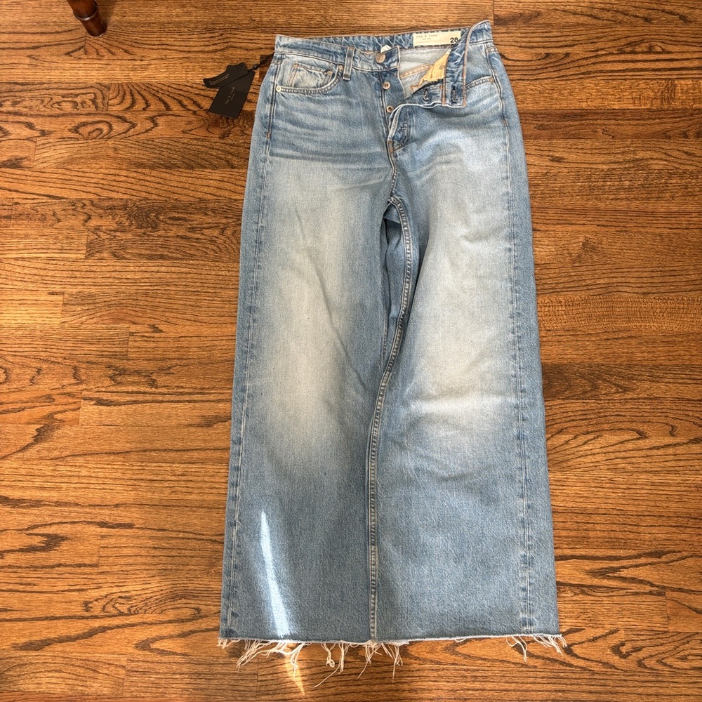 Rag & Bone Maya HighRise, wide leg jeans